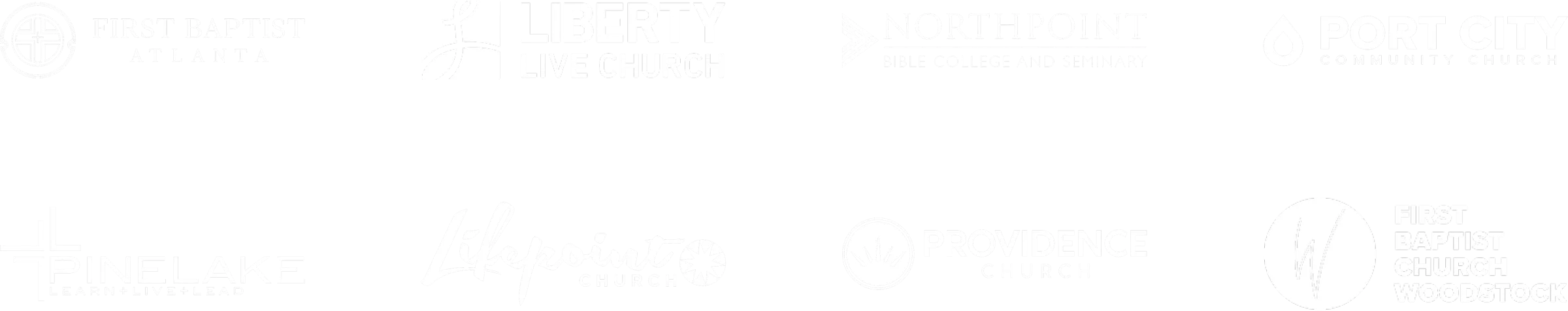 Featured church logos
