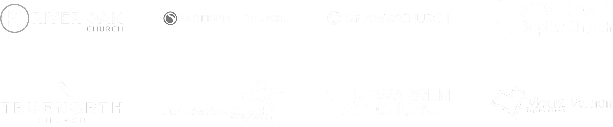 Featured church logos