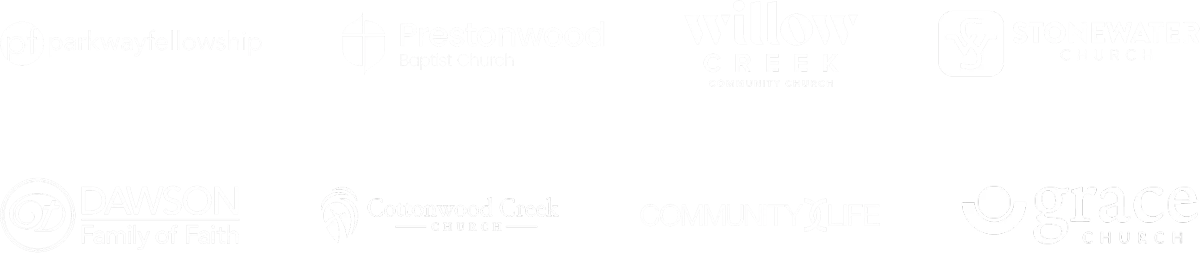 Featured church logos